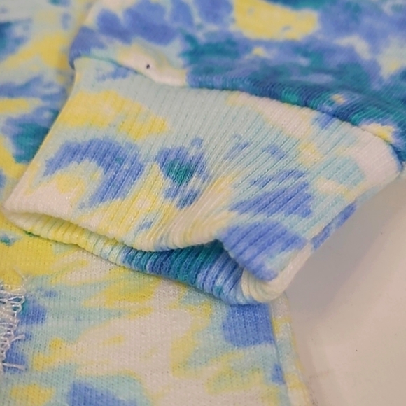 New! First Impressions Light Blue & Yellow Long Sleeve Sweater w/ Pockets 6-9M - Picture 3 of 8
